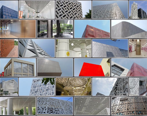 좋은 가격 3mm 두꺼운 알루미늄 뚫린 패널 온라인으로