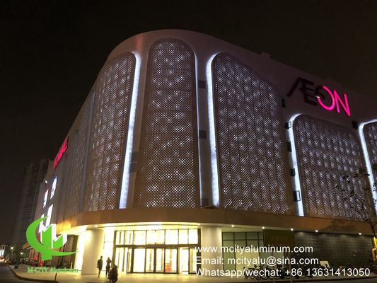 좋은 가격 3mm 파우더 코팅 뚫린 알루미늄 패널 온라인으로