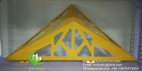 좋은 가격 파우더로 코팅 된 3D 알루미늄 정면 패널, 사용자 지정 RAL 색상과 CNC 레이저 절단 디자인 온라인으로