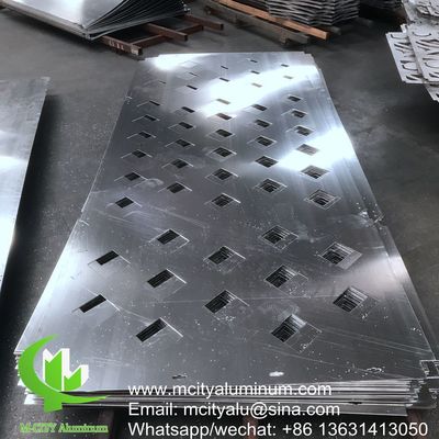 좋은 가격 파우더로 코팅 된 퍼포레이트 된 알루미늄 정면 패널, 사용자 정의 가능한 패턴과 1.5-10mm 두께 온라인으로