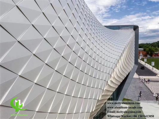 좋은 가격 금속 벽장 3D 모양 알루미늄 장 CNC 절단 주문 제작 벽 패널 온라인으로