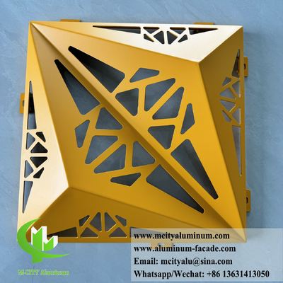 좋은 가격 3D 표면 디자인 금속 장판 알루미늄 클래싱 구멍 뚫린 장판 온라인으로