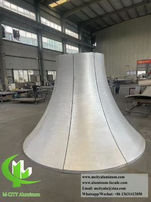 좋은 가격 맞춤형 하이퍼볼릭 금속 정면 알루미늄 클래싱 이중 구부러진 온라인으로