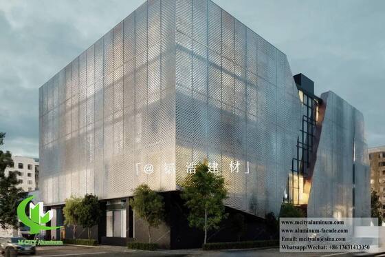 좋은 가격 뚫린 알루미늄 외관 벽장 건축 정면 시스템 온라인으로