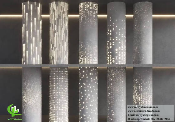 좋은 가격 파사드 및 외부 구조용 건축 알루미늄 기둥 온라인으로