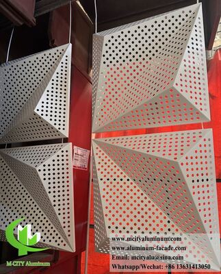 좋은 가격 3D 천공 건축용 알루미늄 외장 패널 | 맞춤형 금속 클래딩 시스템 온라인으로
