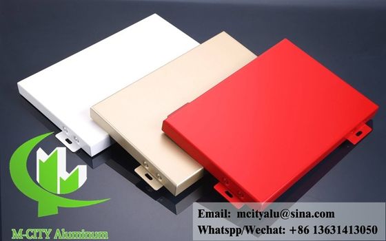 좋은 가격 건물 벽판에 사용되는 알루미늄 단층 패널 가루 코팅 온라인으로