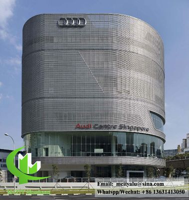 좋은 가격 건축 외관용 PPG 도료 마감 맞춤형 알루미늄 클래딩 패널 (두께 1.5-10mm) 온라인으로