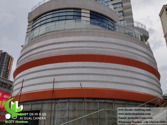 좋은 가격 커스터마이징 가능한 PVDF 페인트 알루미늄 퍼포레이트 패널 1200x2000mm 온라인으로