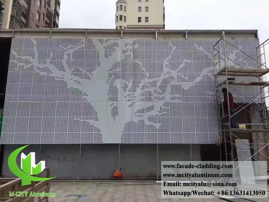 좋은 가격 맞춤형 RAL 색상 및 레이저 절단 기술을 갖춘 분체 도장 천공 알루미늄 외장 온라인으로