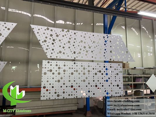 좋은 가격 프라이버시 스크린/벽 표면 장식용 금속 판 perforated panel aluminum cladding 온라인으로