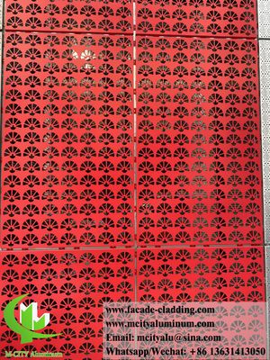 좋은 가격 레이저 절단 금속 벽 장장 고형 알루미늄 정면 패널 장장 시스템 온라인으로