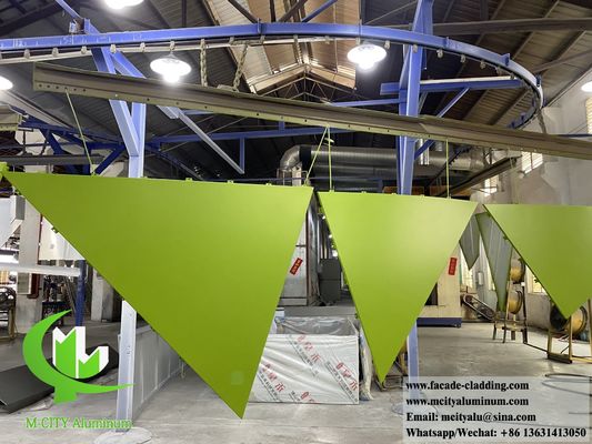 좋은 가격 고체 알루미늄 패널 금속 벽 표면 3mm 두께의 PVDF 표면 온라인으로