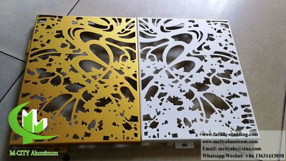 좋은 가격 PVDF 코팅으로 건축 금속 판 알루미늄 장식 스크린 온라인으로