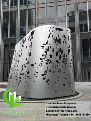 좋은 가격 건축용 금속판 알루미늄 슬라이버 회색 색상 3mm 두께 3D 디자인 장식 온라인으로