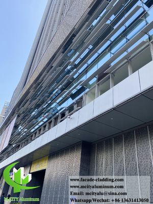 좋은 가격 건축 외장용 맞춤형 RAL 색상 및 3mm 두께의 분체 도장 천공 알루미늄 외장 패널 온라인으로