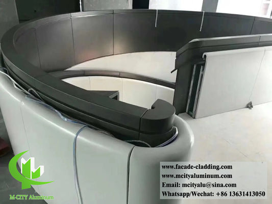 좋은 가격 알루미늄 엽 금속 벽 패널 클래싱 정면 시스템 방화 온라인으로